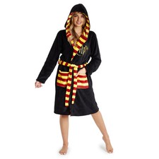 Harry Potter Dressing Gown, Adult Fleece Hooded Dressing Gowns for Women Or Men