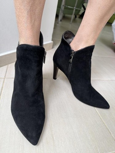 Women navy boot boots black