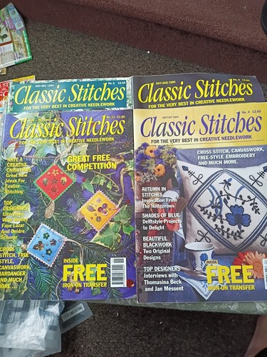 Classic stitches magazines - 4x,