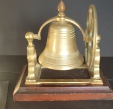 Ships Bell Brass And Wood