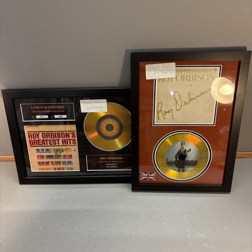 Roy orbison pair signed - pair,
