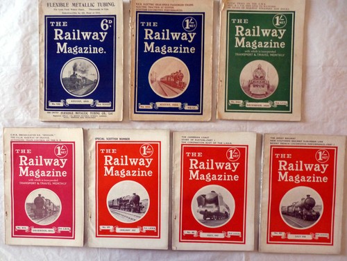 Vintage railway magazines - vintage, (7)