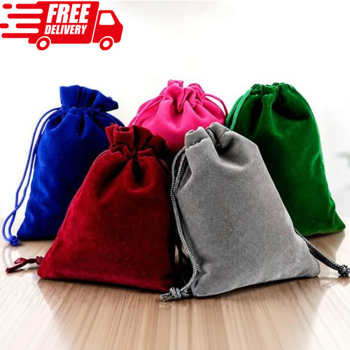 10pcs soft velvet drawstring - soft,