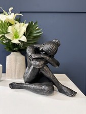 Medium - Posed Naked Woman Figurine | Contemporary Home Decor