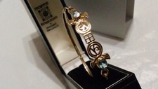 9CT SOLID YELLOW GOLD WITH 2