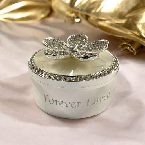 Personalised jewelled flower - personalised,