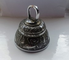 Vintage English Sanctuary Brass Bell – Leo / Aqvila / Agnus / Pelicanus