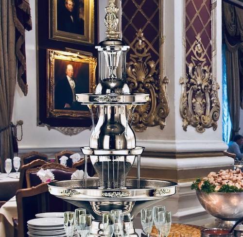 Champagne fountain commercial - champagne,
