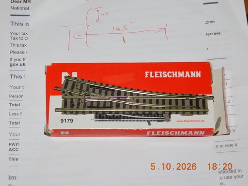 Fleischmann 9179 right hand - fleischmann,