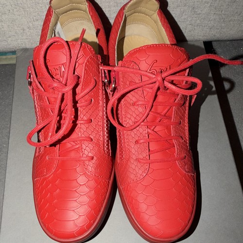 Giuseppe zanotti red - giuseppe, snakeskin