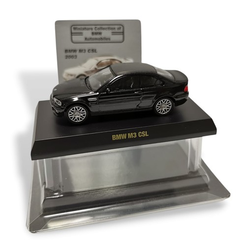 Kyosho bmw csl black - 1/64,