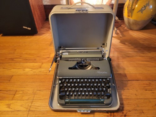 Vintage olympia typewriter - vintage,