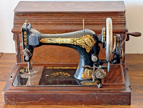 Antique singer 28k hand crank - 28k,