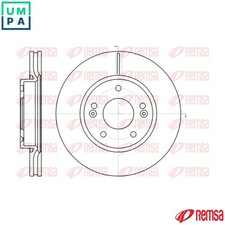 2x BRAKE DISC 61208.10 FOR