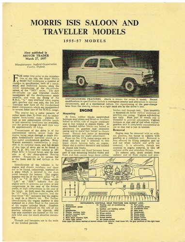 Morris isis saloon - isis, traveller
