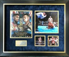 Andy Ruiz Jr. Signed & FRAMED Programme Madison Square Garden AFTAL COA (FTO)