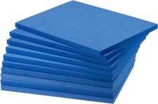 Cut to Any size BLUE Firm Foam High Density Foam Cushions 65cm x 65cm x 6.5cm