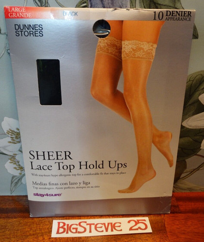 Hold ups denier sheer lace - denier,