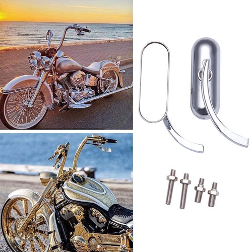 Chrome oval mirrors - oval, for