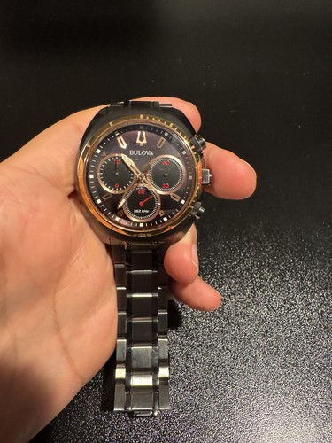 Bulova watch men chronograph