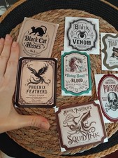 witch dark bottle jar