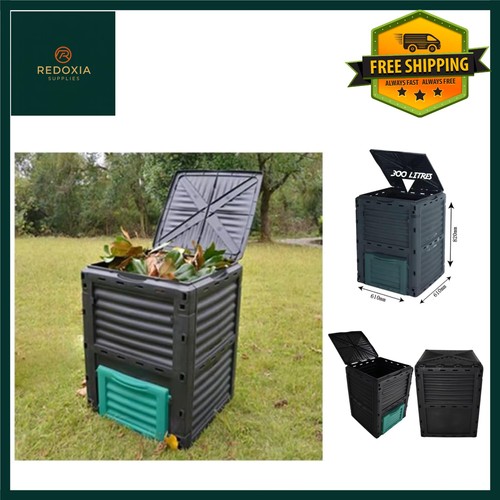 Large outdoor garden compost - garden,