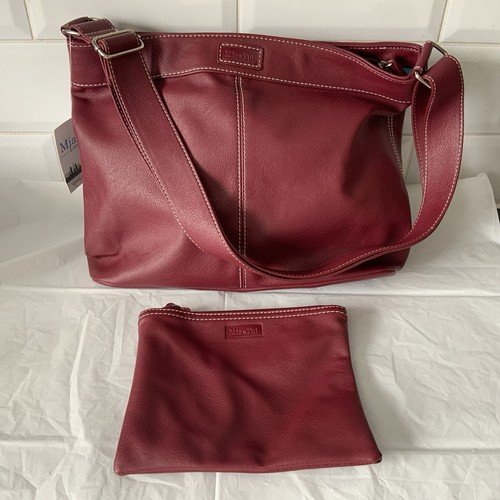 Mia tui burgundy faux leather - burgundy,