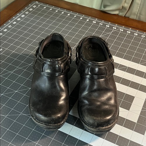 Ariat black leather clogs - ariat,