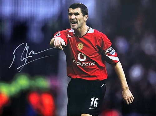 Rare roy keane signed - rare,