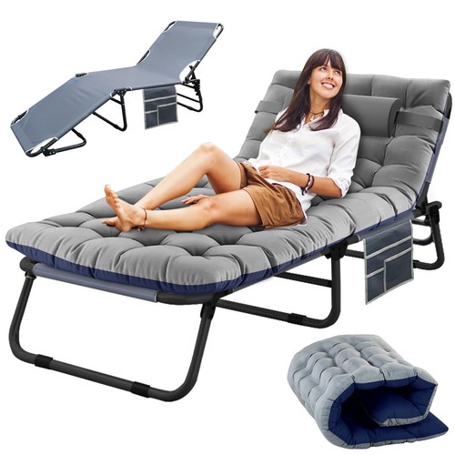Folding reclining cot outdoor - reclining,