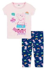 Peppa Pig Girls Pyjamas PJ's - T-shirt And Leggings Set