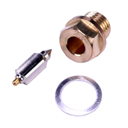 Carburetor float needle seat - float,