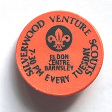 Silverwood Venture Scouts Eldon Centre Barnsley Vintage Pin Badge Collectable