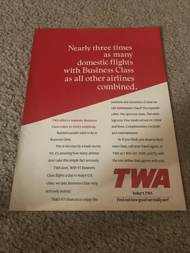 Vintage 1989 twa - 1989,