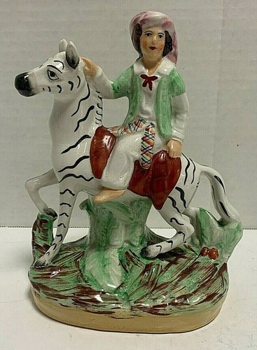 Old staffordshire man - old, zebra