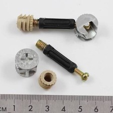 LOCKING CAM BOLTS & FIXING FURNITURE *2 SIZES CABINET FLATPACK FITTING HARDWARE
