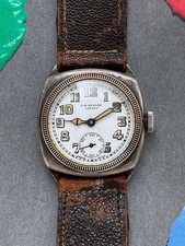 J. W. Benson "Tropical" Silver Borgel Vintage Wristwatch in Presentation Case