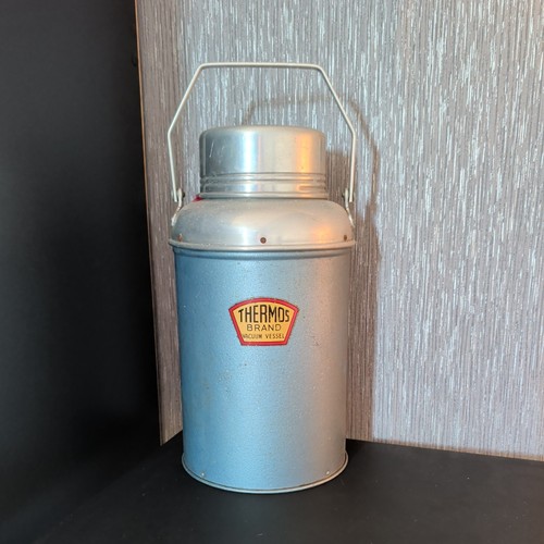 Vintage 1950s large thermos - 1950s,