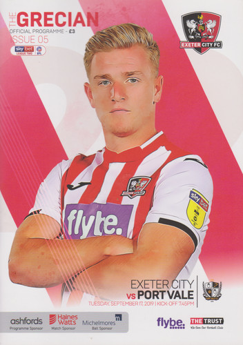 Exeter city home programmes - city,
