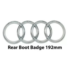 For Audi Chrome Silver Badge