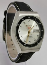 Vtg 1980 Seiko 5 Automatic Day