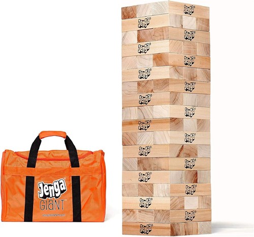Giant jenga stacking tower - stacking,