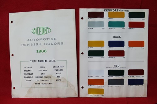 Dupont 1966 truck - dupont, color