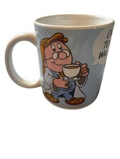 Tetley Tea Folk Blue Ceramic