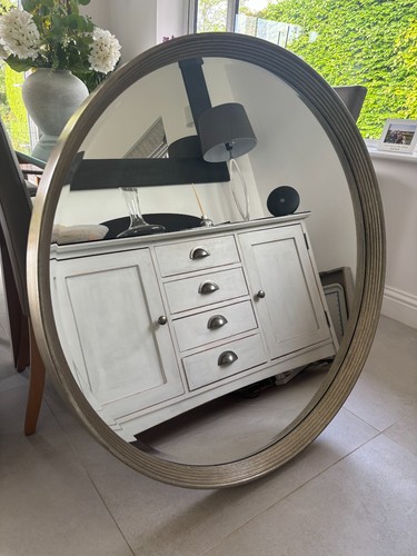 Large circular wall mirror - circular,
