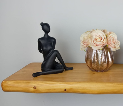 Wall rustic floating shelf - rustic,