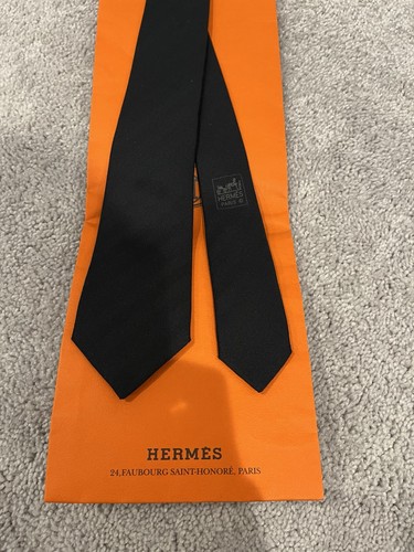 Hermes cravate unie chevron - cravate,