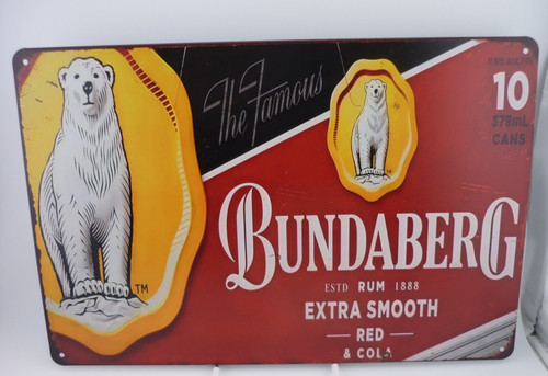Bundaberg rum polar bear tin - rum,