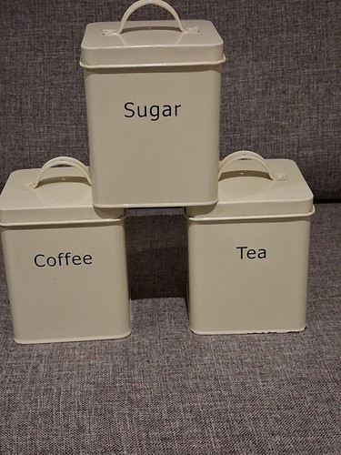 Set tea coffee sugar square - set,