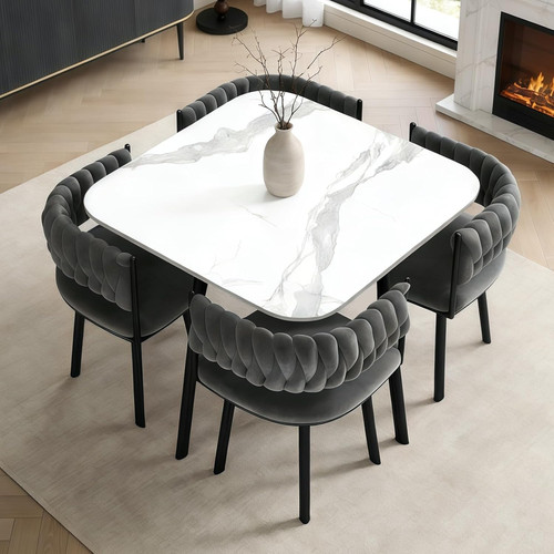 Marble dining table and - dining,
